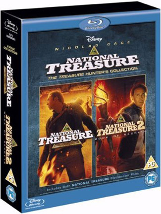 Blu-ray National Treasure 1 & 2 (afbeelding kan afwijken van de daadwerkelijke Blu-ray hoes)