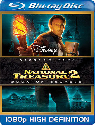 Blu-ray National Treasure: Book of Secrets (afbeelding kan afwijken van de daadwerkelijke Blu-ray hoes)