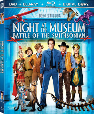 Blu-ray Night At The Museum: Battle of the Smithsonian (afbeelding kan afwijken van de daadwerkelijke Blu-ray hoes)