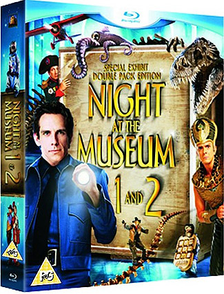 Blu-ray Night At The Museum 1 & 2 (afbeelding kan afwijken van de daadwerkelijke Blu-ray hoes)