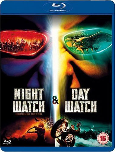 Blu-ray Night Watch & Day Watch (afbeelding kan afwijken van de daadwerkelijke Blu-ray hoes)