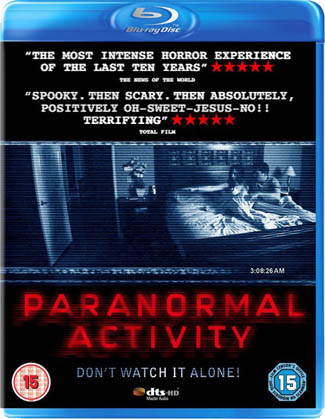 Blu-ray Paranormal Activity (afbeelding kan afwijken van de daadwerkelijke Blu-ray hoes)