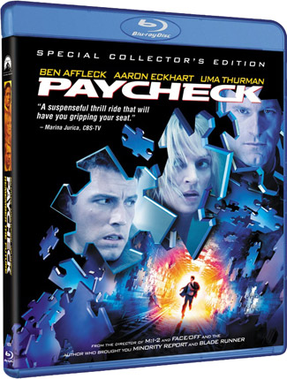 Blu-ray Paycheck (afbeelding kan afwijken van de daadwerkelijke Blu-ray hoes)