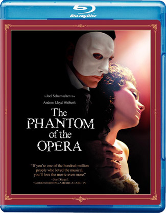 Blu-ray The Phantom Of The Opera (afbeelding kan afwijken van de daadwerkelijke Blu-ray hoes)