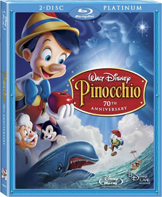 Blu-ray Pinocchio (afbeelding kan afwijken van de daadwerkelijke Blu-ray hoes)