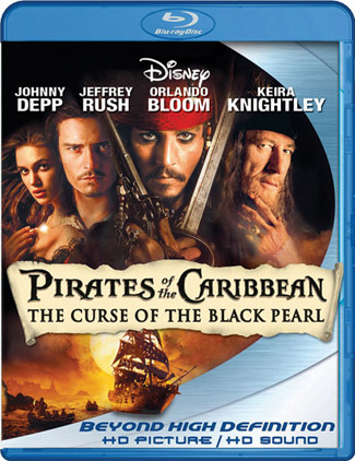 Blu-ray Pirates of the Caribbean: The Curse of the Black Pearl (afbeelding kan afwijken van de daadwerkelijke Blu-ray hoes)