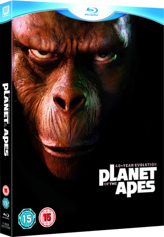 Blu-ray Planet of the Apes Collection (afbeelding kan afwijken van de daadwerkelijke Blu-ray hoes)