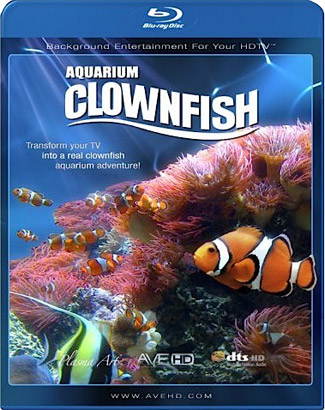 Blu-ray Plasma Art: Clownfish (afbeelding kan afwijken van de daadwerkelijke Blu-ray hoes)