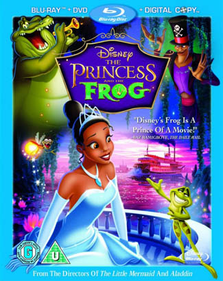 Blu-ray The Princess And The Frog (afbeelding kan afwijken van de daadwerkelijke Blu-ray hoes)