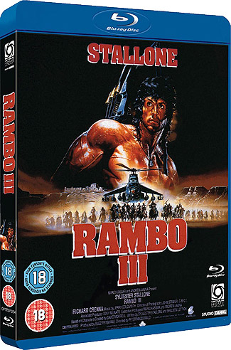 Blu-ray Rambo III (afbeelding kan afwijken van de daadwerkelijke Blu-ray hoes)