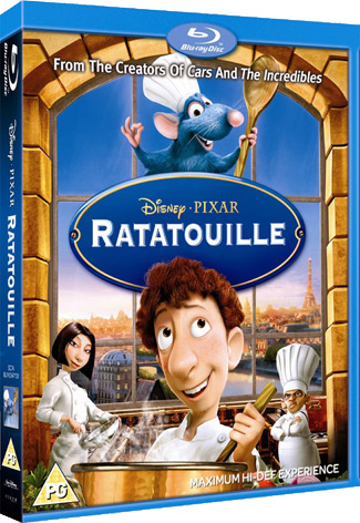 Blu-ray Ratatouille (afbeelding kan afwijken van de daadwerkelijke Blu-ray hoes)