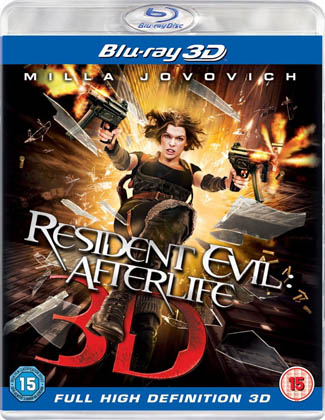 Blu-ray Resident Evil: Afterlife 3D (afbeelding kan afwijken van de daadwerkelijke Blu-ray hoes)