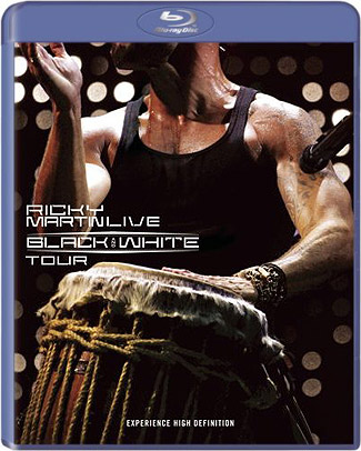 Blu-ray Ricky Martin Live: Black & White Tour (afbeelding kan afwijken van de daadwerkelijke Blu-ray hoes)