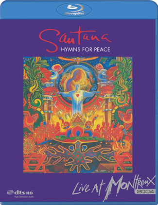 Blu-ray Santana: Hymns for Peace, Live at Montreux 2004 (afbeelding kan afwijken van de daadwerkelijke Blu-ray hoes)
