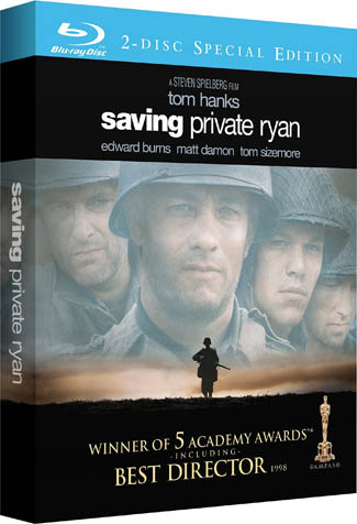 Blu-ray Saving Private Ryan (afbeelding kan afwijken van de daadwerkelijke Blu-ray hoes)