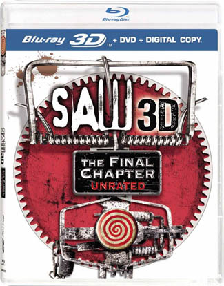 Blu-ray Saw 3D: The Final Chapter (afbeelding kan afwijken van de daadwerkelijke Blu-ray hoes)