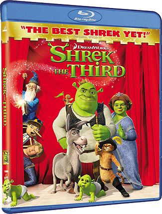 Blu-ray Shrek the Third (afbeelding kan afwijken van de daadwerkelijke Blu-ray hoes)