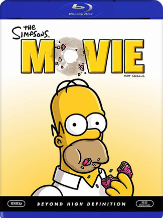 Blu-ray The Simpsons Movie (afbeelding kan afwijken van de daadwerkelijke Blu-ray hoes)