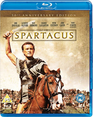 Blu-ray Spartacus (afbeelding kan afwijken van de daadwerkelijke Blu-ray hoes)