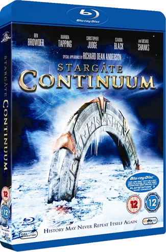Blu-ray Stargate: Continuum (afbeelding kan afwijken van de daadwerkelijke Blu-ray hoes)