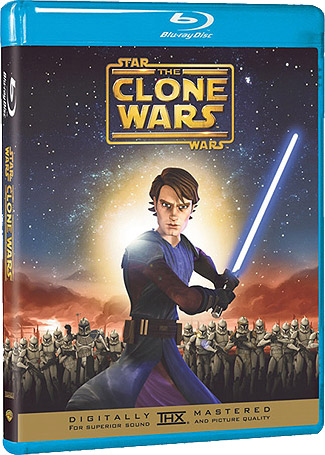 Blu-ray Star Wars: The Clone Wars (afbeelding kan afwijken van de daadwerkelijke Blu-ray hoes)
