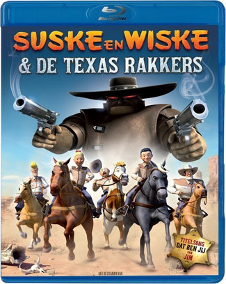 Blu-ray Suske en Wiske & De Texas Rakkers (afbeelding kan afwijken van de daadwerkelijke Blu-ray hoes)