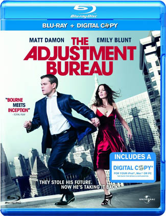 Blu-ray The Adjustment Bureau (afbeelding kan afwijken van de daadwerkelijke Blu-ray hoes)
