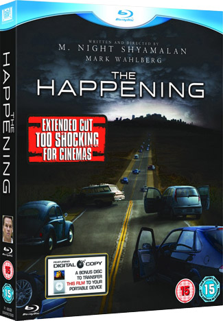 Blu-ray The Happening (afbeelding kan afwijken van de daadwerkelijke Blu-ray hoes)