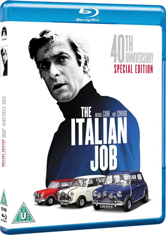 Blu-ray The Italian Job (afbeelding kan afwijken van de daadwerkelijke Blu-ray hoes)