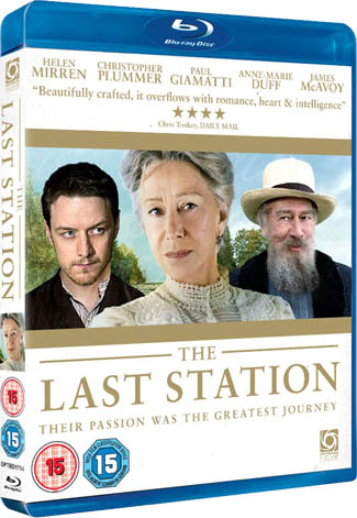 Blu-ray The Last Station (afbeelding kan afwijken van de daadwerkelijke Blu-ray hoes)