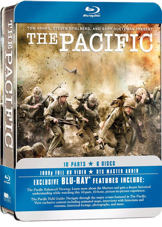 Blu-ray The Pacific (afbeelding kan afwijken van de daadwerkelijke Blu-ray hoes)