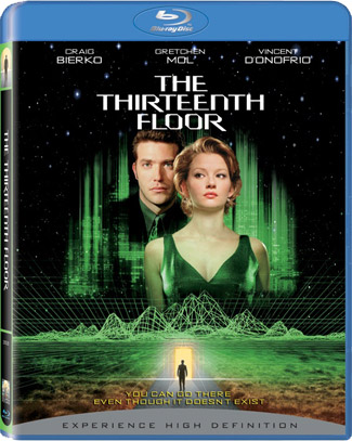 Blu-ray The Thirteenth Floor (afbeelding kan afwijken van de daadwerkelijke Blu-ray hoes)