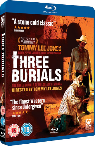Blu-ray The Three Burials of Melquiades Estrada (afbeelding kan afwijken van de daadwerkelijke Blu-ray hoes)
