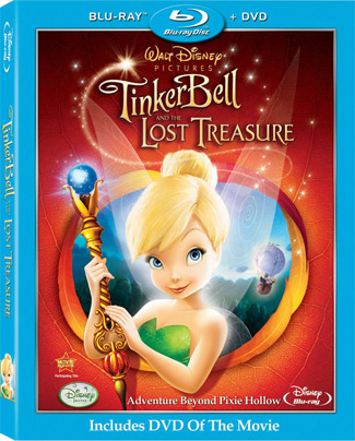 Blu-ray Tinker Bell and the Lost Treasure (afbeelding kan afwijken van de daadwerkelijke Blu-ray hoes)