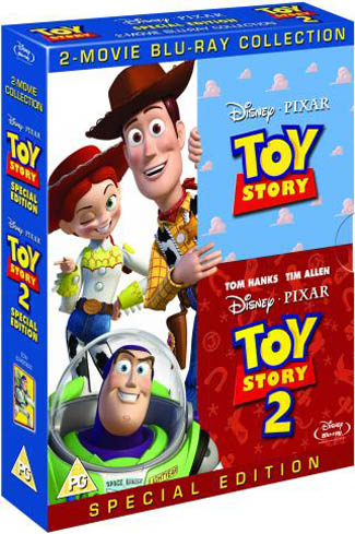 Blu-ray Toy Story 1 & 2 (afbeelding kan afwijken van de daadwerkelijke Blu-ray hoes)