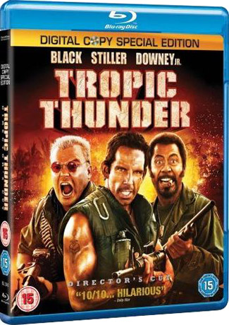 Blu-ray Tropic Thunder  (afbeelding kan afwijken van de daadwerkelijke Blu-ray hoes)