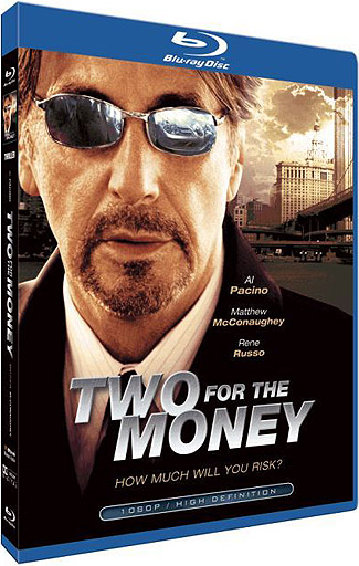 Blu-ray Two For The Money (afbeelding kan afwijken van de daadwerkelijke Blu-ray hoes)