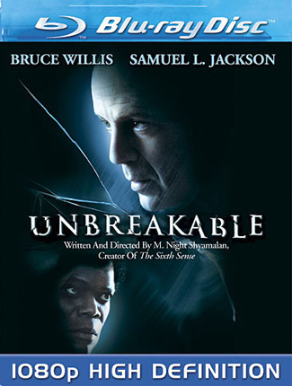 Blu-ray Unbreakable (afbeelding kan afwijken van de daadwerkelijke Blu-ray hoes)