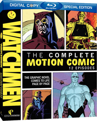 Blu-ray Watchmen: The Complete Motion Comic (afbeelding kan afwijken van de daadwerkelijke Blu-ray hoes)