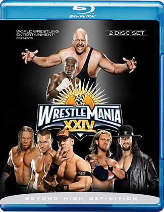 Blu-ray WWE: WrestleMania 24 (afbeelding kan afwijken van de daadwerkelijke Blu-ray hoes)