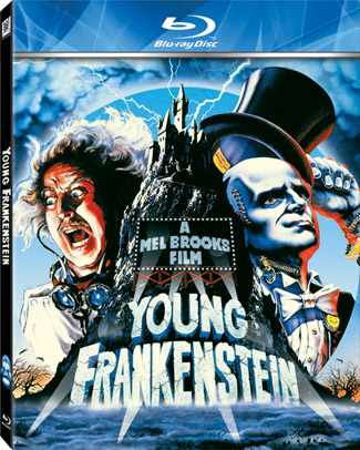 Blu-ray Young Frankenstein (afbeelding kan afwijken van de daadwerkelijke Blu-ray hoes)