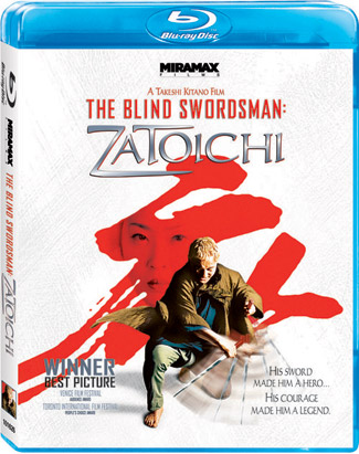 Blu-ray Zatôichi (afbeelding kan afwijken van de daadwerkelijke Blu-ray hoes)
